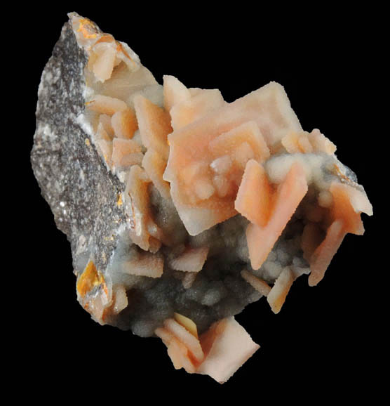 Wulfenite with Hemimorphite coating from Finch Mine, north of Hayden, Banner District, Gila County, Arizona