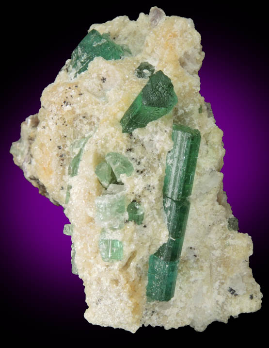 Elbaite Tourmaline in Albite, Lepidolite from Havey Quarry, Spaniard's Pocket, Poland, Androscoggin County, Maine