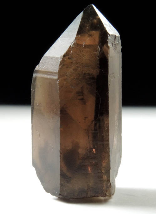 Quartz var. Smoky Quartz from Birch Hill Quarry, 2.7 km SW of North Conway, Carroll County, New Hampshire