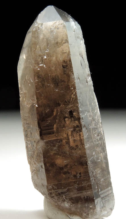 Quartz var. Smoky Quartz from Birch Hill Quarry, 2.7 km SW of North Conway, Carroll County, New Hampshire