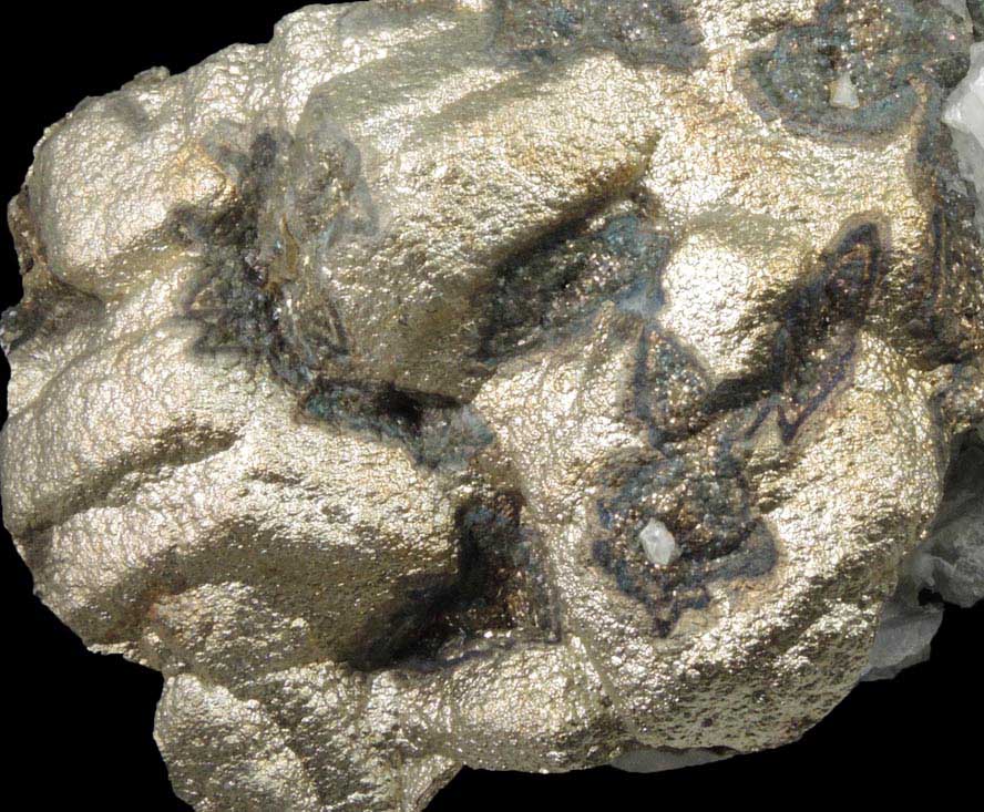 Pyrite pseudomorphs after Calcite over Quartz from Trepca Stan Terg Mine, Trepca District, 10 km east of Kosozska Mitrovica, Kosovo