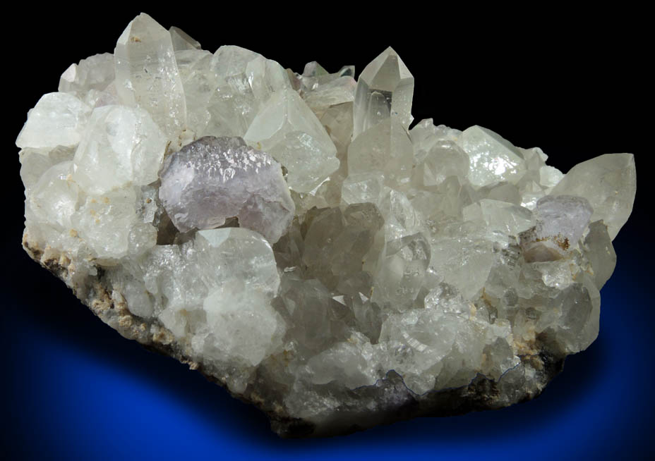 Topaz and Quartz with Fluorite from Second Sovietskiy Mine, Dalnegorsk, Primorskiy Kray, Russia