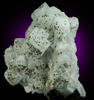Fluorite with Pyrite and Calcite over Quartz from Mina Collada, Asturias, Spain