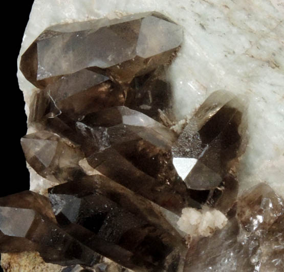 Microcline with Smoky Quartz from Moat Mountain, west of North Conway, Carroll County, New Hampshire