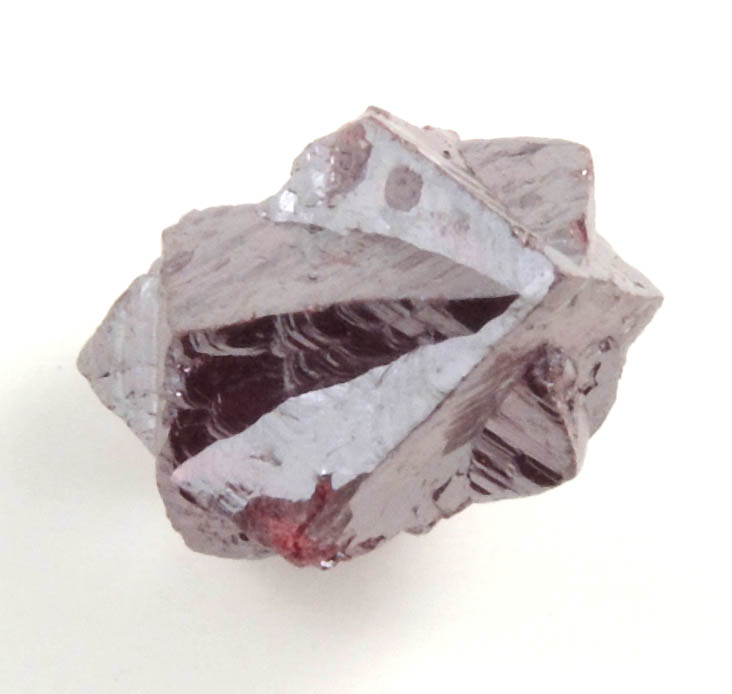 Cinnabar (interpenetrant-twinned crystals) from Wanshan, Guizhou, China