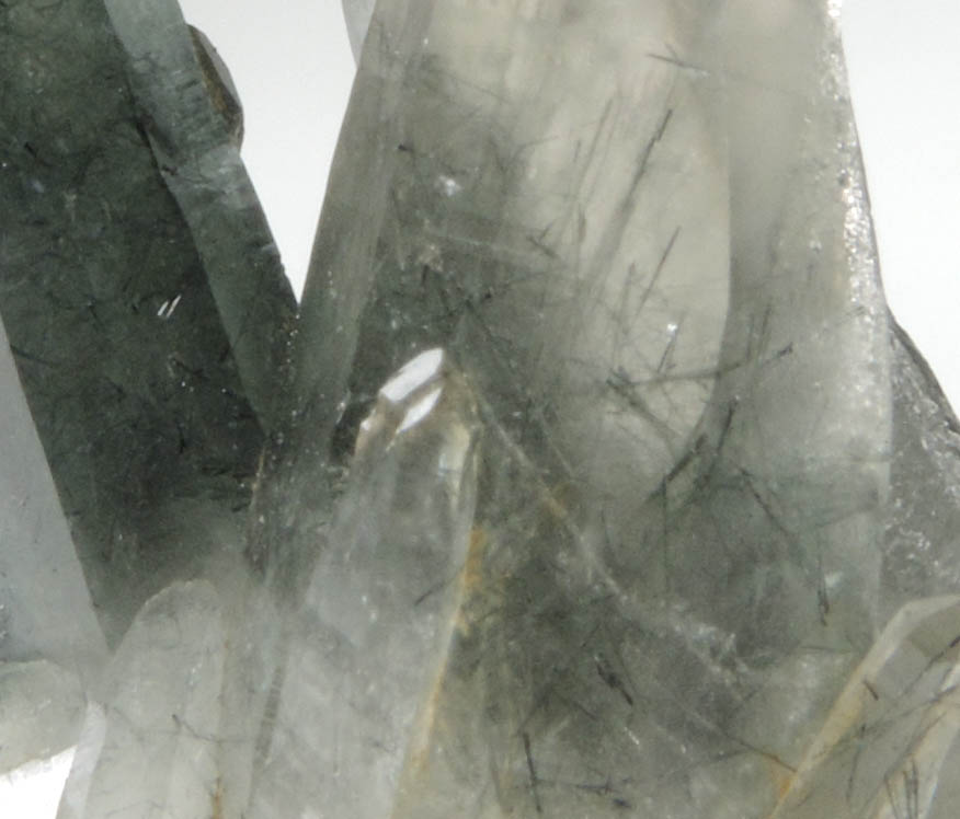 Quartz with Tourmaline inclusions from P. C. Mine, Basin Creek, Jefferson County, Montana