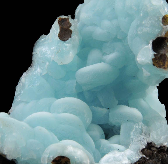 Hemimorphite from 79 Mine, Banner District, near Hayden, Gila County, Arizona