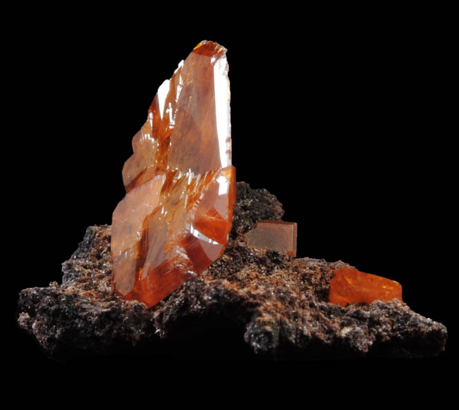 Wulfenite from Red Cloud Mine, Silver District, La Paz County, Arizona