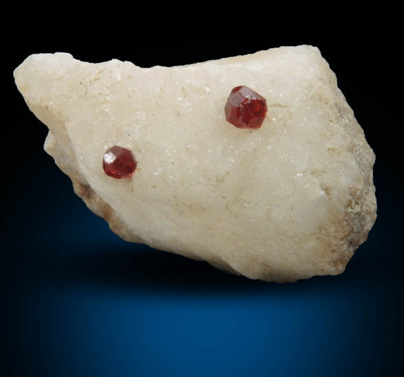 Almandine-Spessartine Garnet on Microcline from Shigar Valley, Skardu District, Gilgit-Baltistan, Pakistan