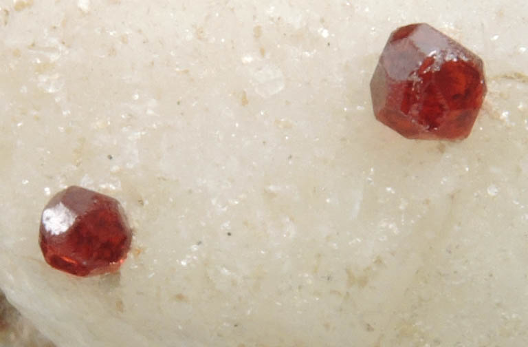 Almandine-Spessartine Garnet on Microcline from Shigar Valley, Skardu District, Gilgit-Baltistan, Pakistan