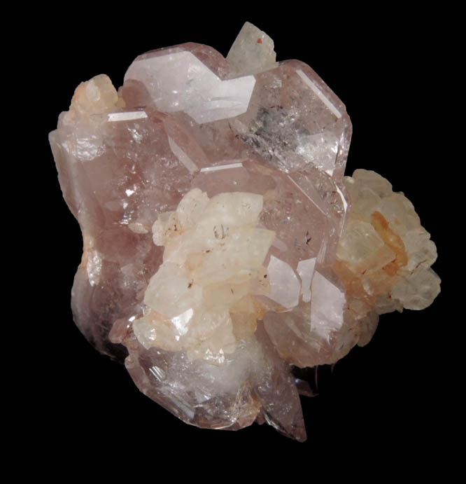 Fluorapatite with Calcite from Furka Tunnel, Wallis (Valais), Switzerland