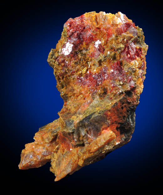 Getchellite on Orpiment from Getchell Mine, Humboldt County, Nevada (Type Locality for Getchellite)