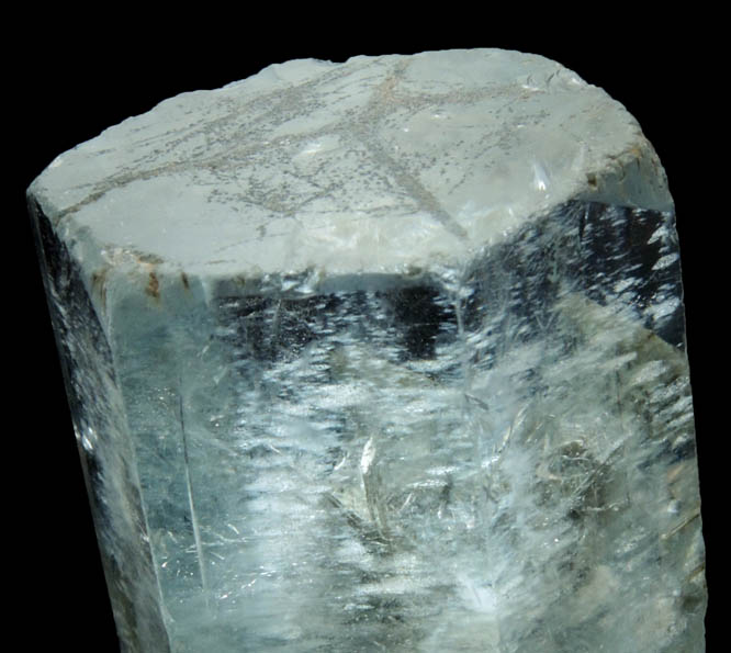 Beryl var. Aquamarine with Muscovite inclusions from Chumar Bakhoor, Nagar, Gilgit-Baltistan, Pakistan