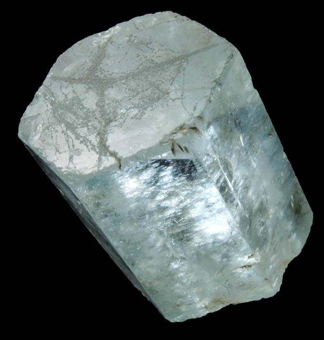 Beryl var. Aquamarine with Muscovite inclusions from Chumar Bakhoor, Nagar, Gilgit-Baltistan, Pakistan