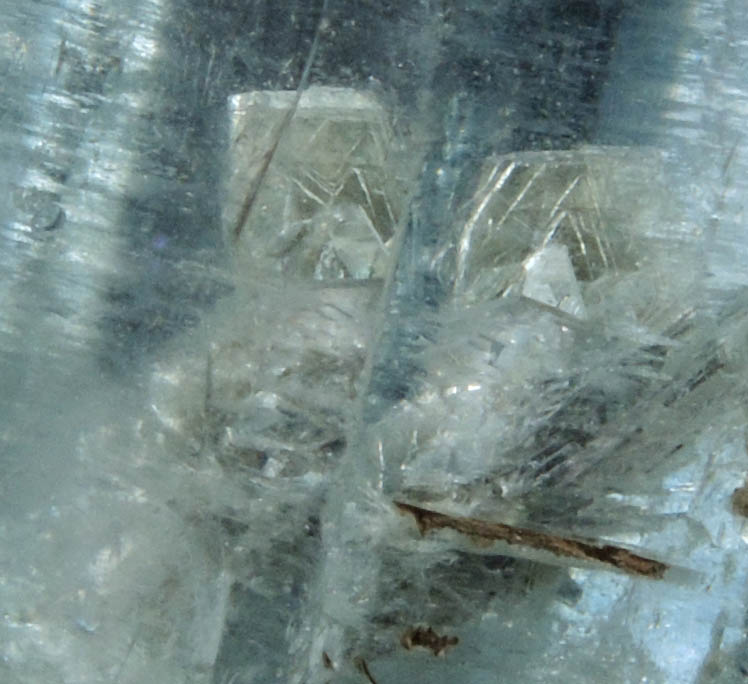 Beryl var. Aquamarine with Muscovite inclusions from Chumar Bakhoor, Nagar, Gilgit-Baltistan, Pakistan