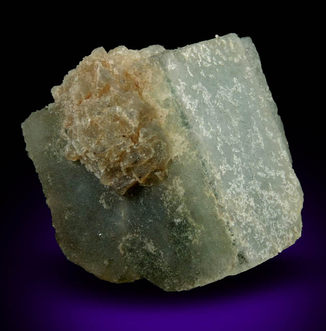 Fluorite (exhibiting multiple generation zoning) from Middle Mountain, Carroll County, New Hampshire