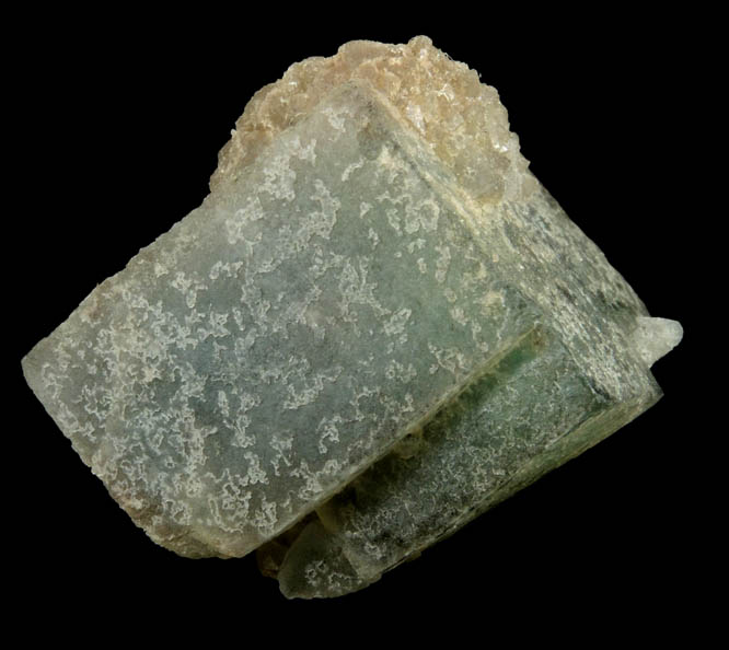 Fluorite (exhibiting multiple generation zoning) from Middle Mountain, Carroll County, New Hampshire