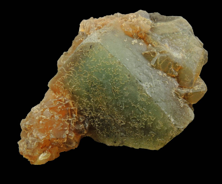 Fluorite (zoned crystals) with Quartz from Middle Mountain, Carroll County, New Hampshire