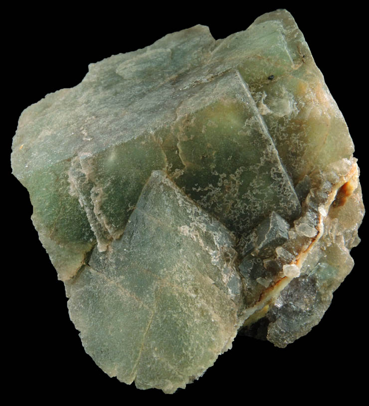 Fluorite with Quartz from Middle Mountain, Carroll County, New Hampshire