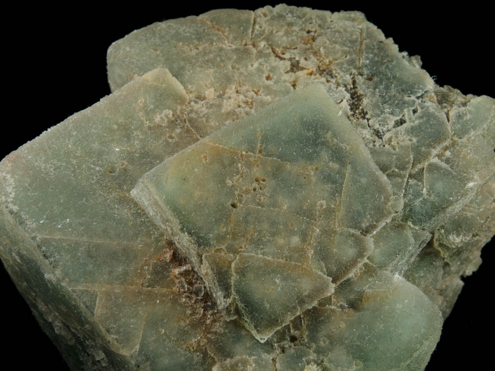 Fluorite (exhibiting multiple generation zoning) from Middle Mountain, Carroll County, New Hampshire