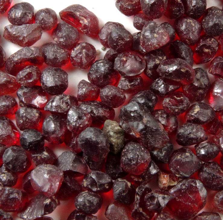 Pyrope Garnets from Seefelder Alps, Tyrol, Austria