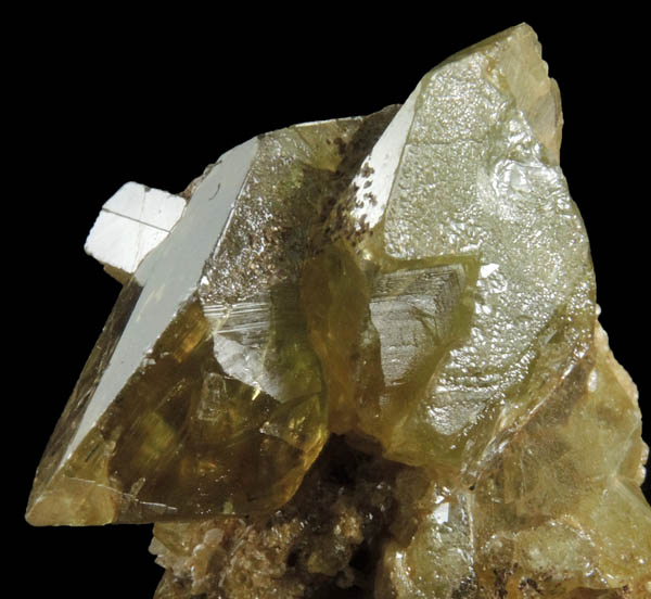 Titanite (twinned crystals) from Capelinha, Minas Gerais, Brazil