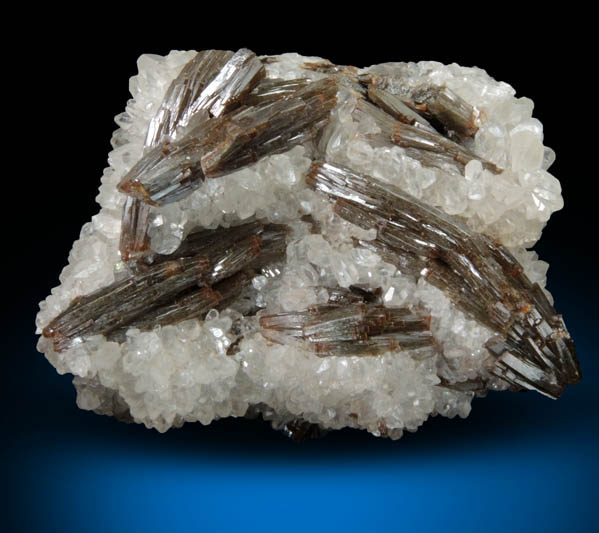 Vanadinite var. Endlichite on Calcite from Sierra de Los Lamentos, Chihuahua, Mexico