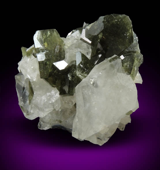 Uvite Tourmaline on Magnesite from Brumado District, Serra das guas, Bahia, Brazil