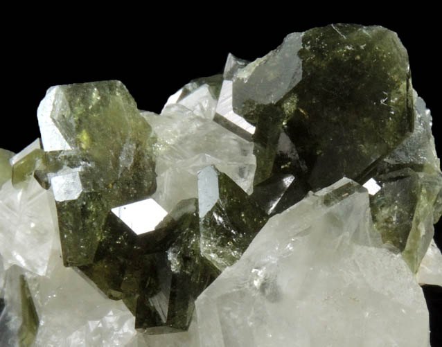 Uvite Tourmaline on Magnesite from Brumado District, Serra das guas, Bahia, Brazil