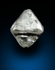 Diamond (0.99 carat cuttable colorless octahedral crystal) from Mirny, Republic of Sakha, Siberia, Russia