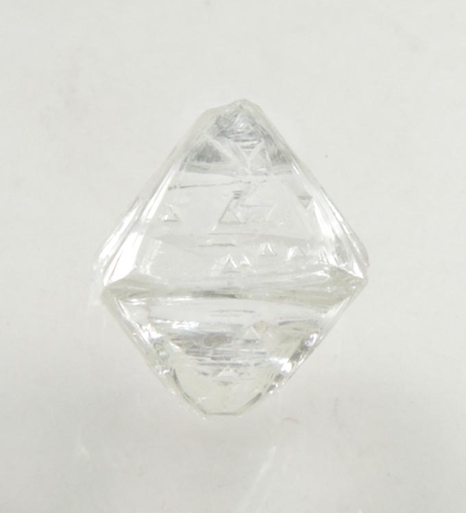 Diamond (0.99 carat cuttable colorless octahedral crystal) from Mirny, Republic of Sakha, Siberia, Russia