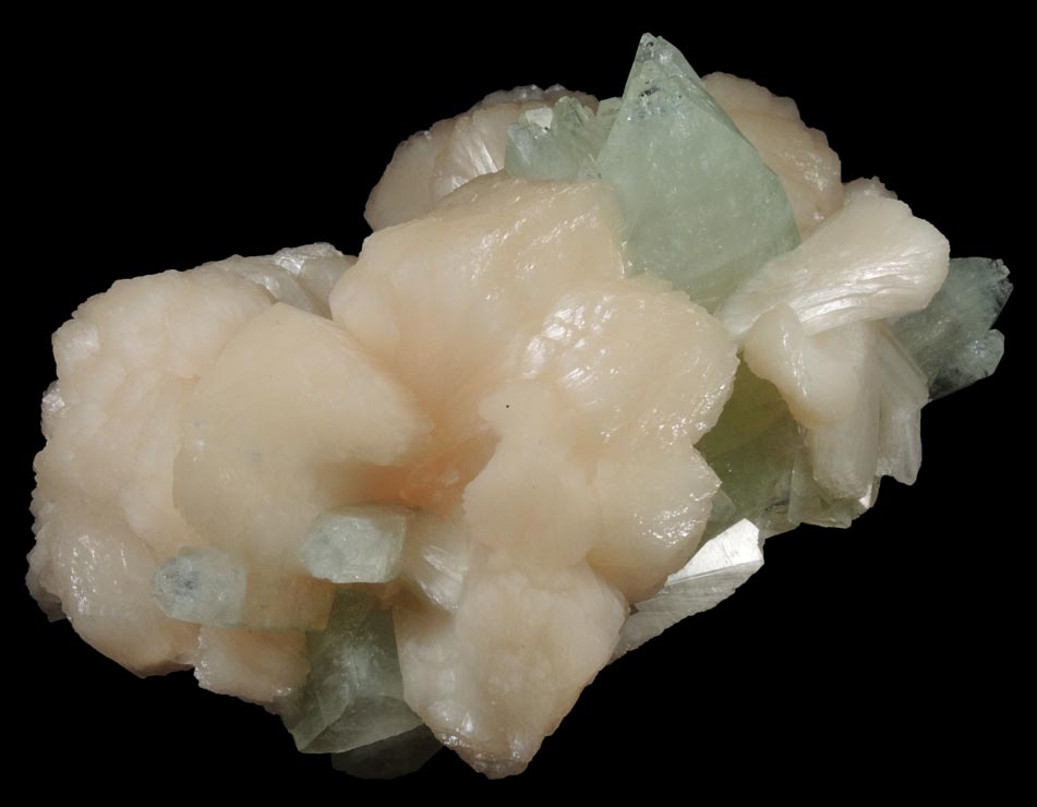 Stilbite and Apophyllite from Jalgaon, Maharashtra, India