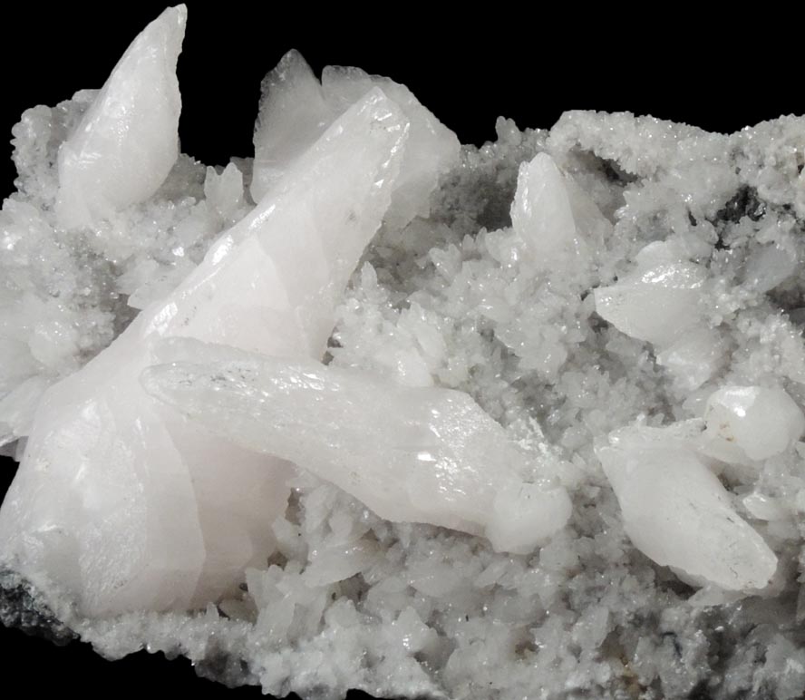 Calcite with minor Sphalerite from Santa Eulalia District, Aquiles Serdn, Chihuahua, Mexico