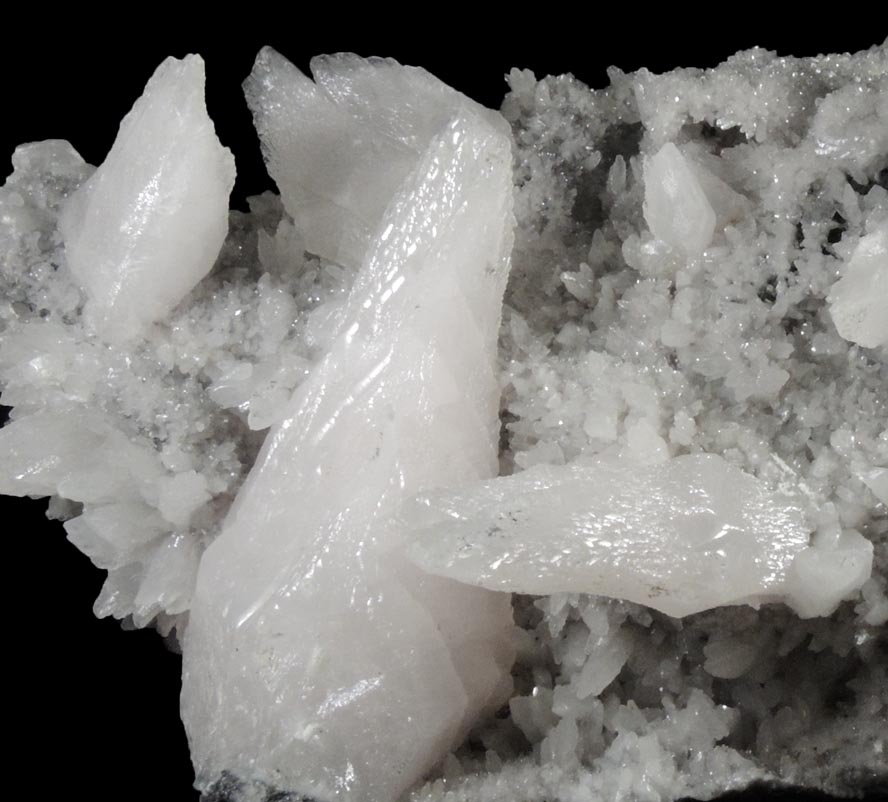 Calcite with minor Sphalerite from Santa Eulalia District, Aquiles Serdn, Chihuahua, Mexico