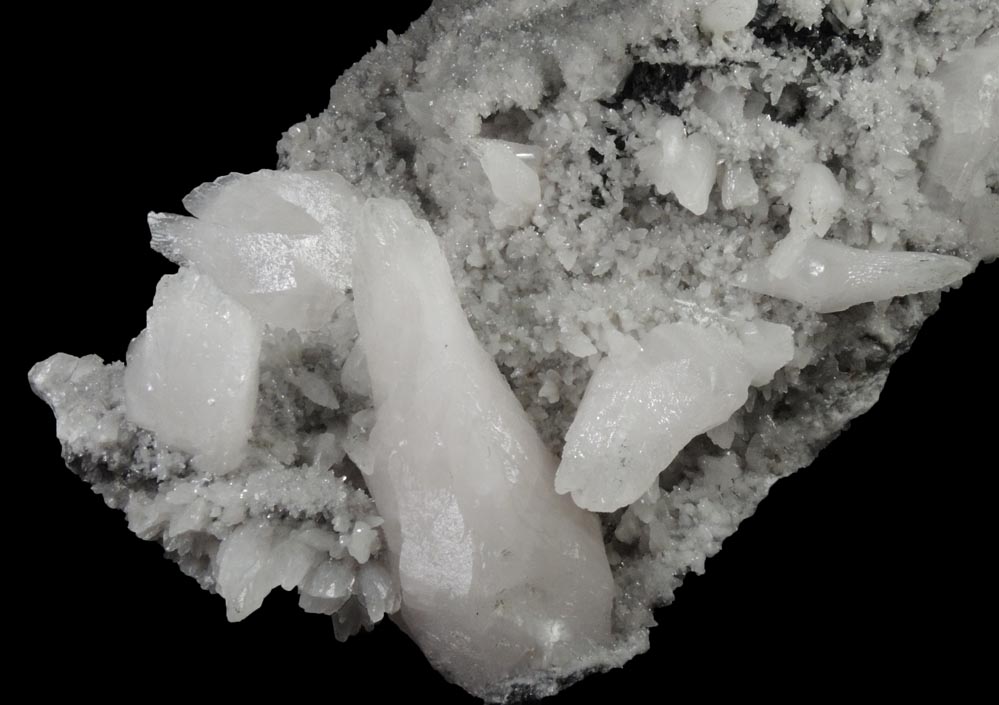 Calcite with minor Sphalerite from Santa Eulalia District, Aquiles Serdn, Chihuahua, Mexico