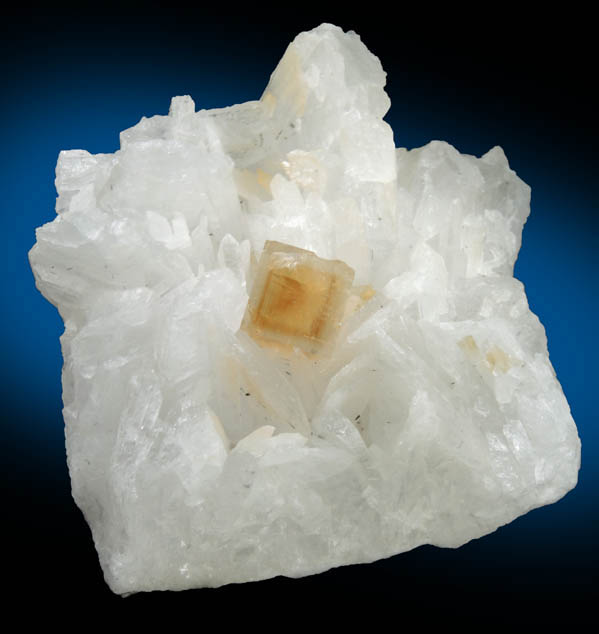 Fluorite on Celestine from White Rock Quarry, Clay Center, Ottawa County, Ohio