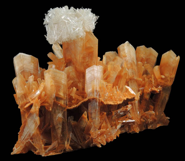 Gypsum on Gypsum from Pernatty Lagoon, Mount Gunson, South Australia, Australia