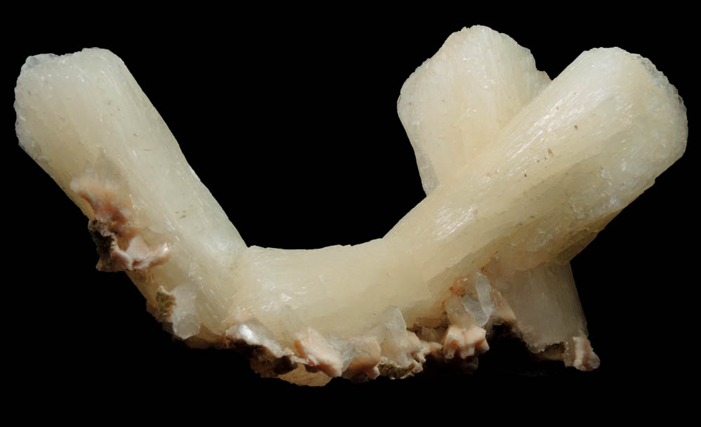 Stilbite on Heulandite from Nashik District, Maharashtra, India