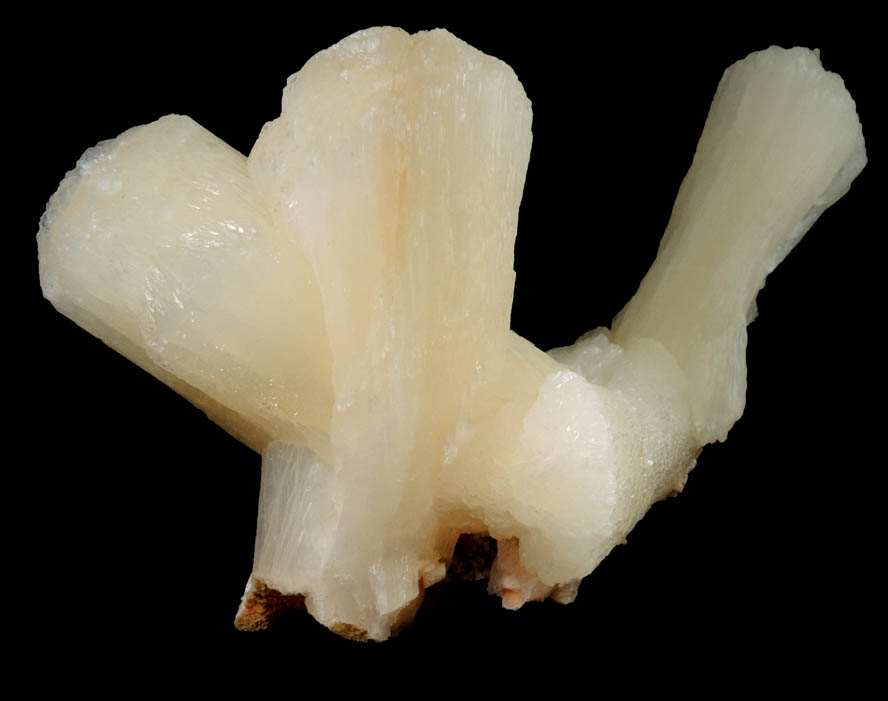 Stilbite on Heulandite from Nashik District, Maharashtra, India