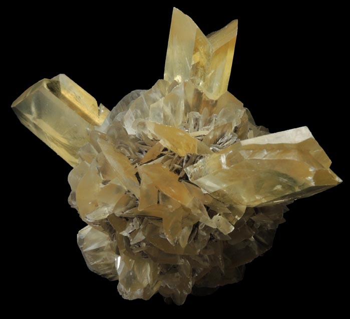 Gypsum (twinned crystals) from Red River Floodway, Winnipeg, Manitoba, Canada