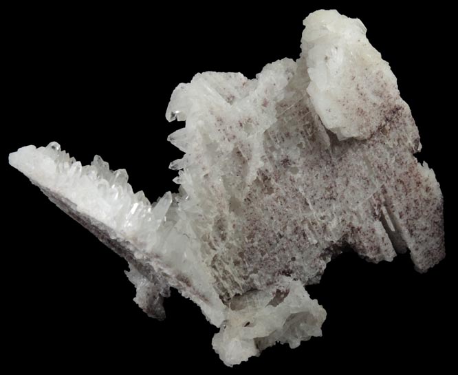 Quartz with pseudomorphic casts from Ouray District, Ouray County, Colorado
