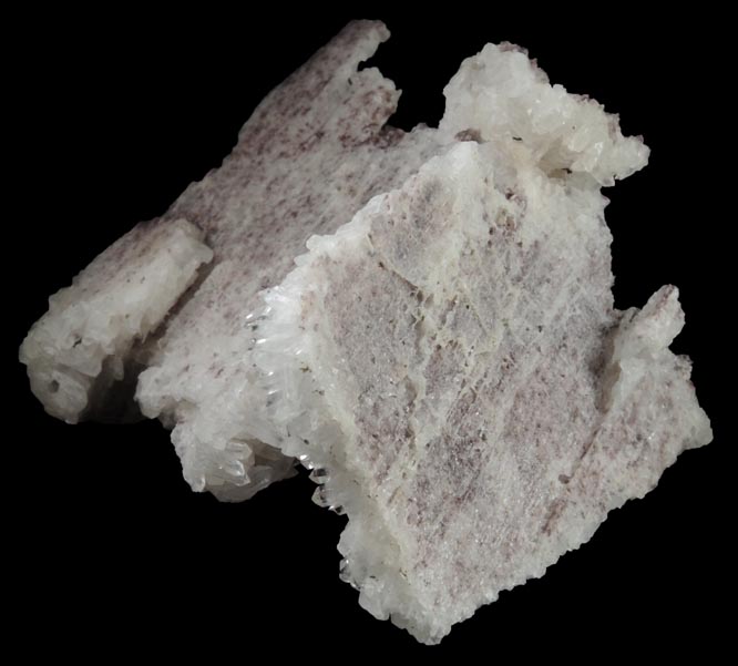 Quartz with pseudomorphic casts from Ouray District, Ouray County, Colorado