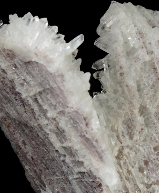 Quartz with pseudomorphic casts from Ouray District, Ouray County, Colorado