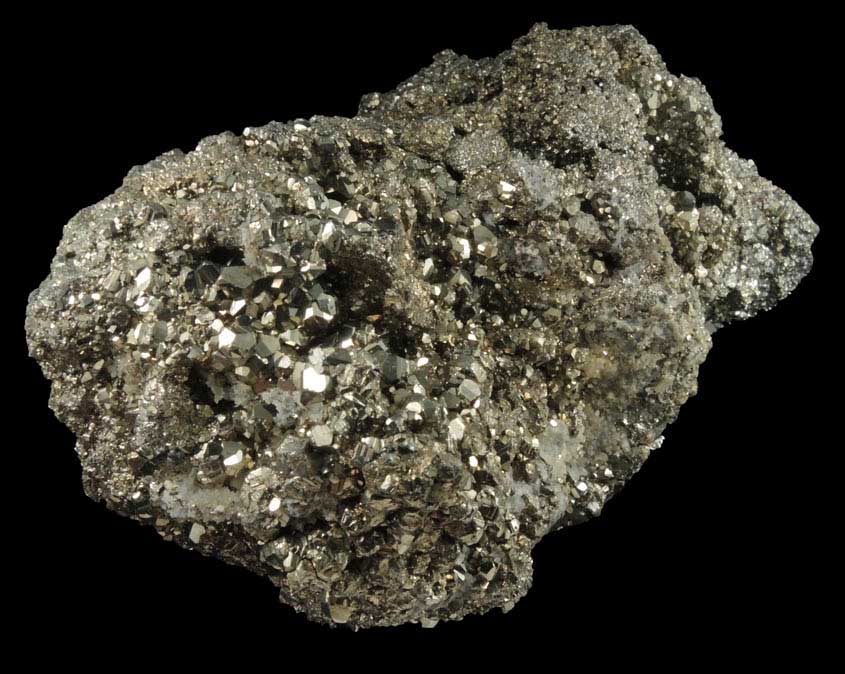 Pyrite with minor Quartz from Eagle Mine, Gilman, Eagle County, Colorado