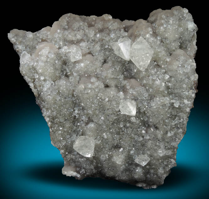 Calcite on Smithsonite from Santa Eulalia District, Aquiles Serdn, Chihuahua, Mexico