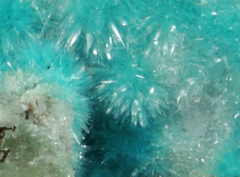 Aurichalcite with Cu-rich Smithsonite from 79 Mine, Banner District, near Hayden, Gila County, Arizona