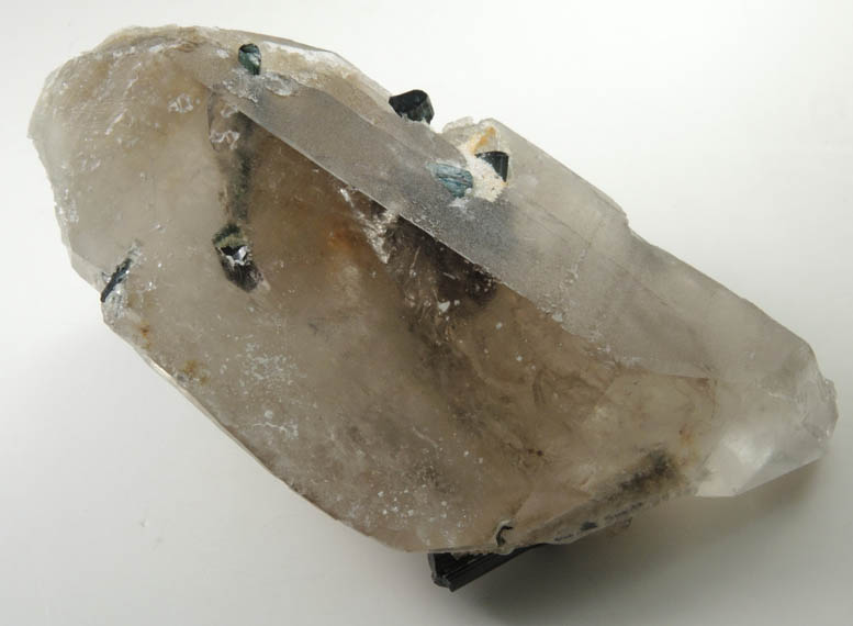 Quartz with Elbaite Tourmaline from Barra do Salinas, Coronel Murta, Minas Gerais, Brazil