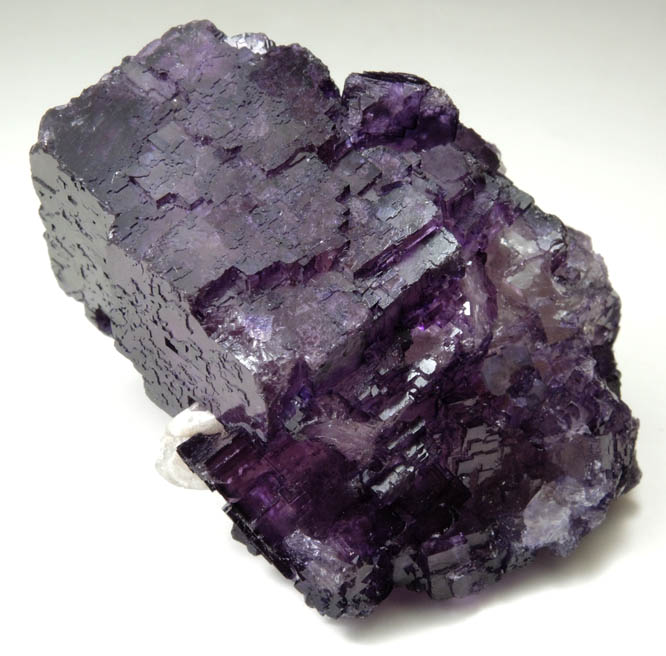 Fluorite with Calcite from Cleveland Mine, Cave-in-Rock District, Hardin County, Illinois
