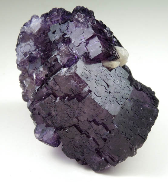Fluorite with Calcite from Cleveland Mine, Cave-in-Rock District, Hardin County, Illinois