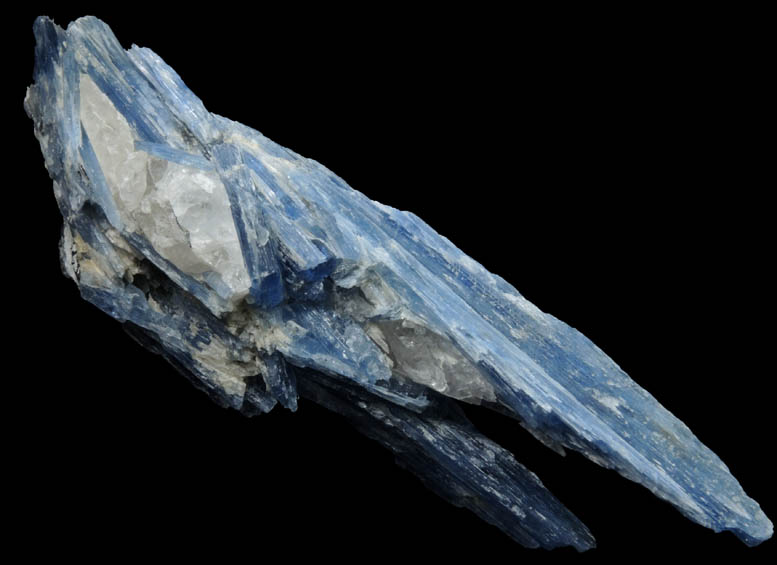 Kyanite with minor Quartz from Barra do Salinas, Coronel Murta, Minas Gerais, Brazil